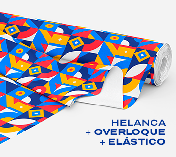 Helanca + Overloque + Elástico